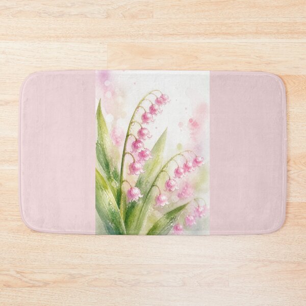 Item preview, Watercolor Lily of the Valley - May Day Lucky Sprig, Luminous Floral Illustration designed and sold by Natalia-Vlad.