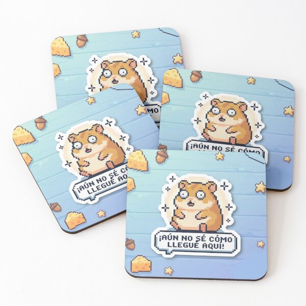 Item preview, Confused Hamster - "I still don't know how I got here" | Pixel Art designed and sold by Purpleclomb.