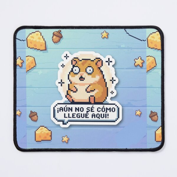 Item preview, Confused Hamster - "I still don't know how I got here" | Pixel Art designed and sold by Purpleclomb.