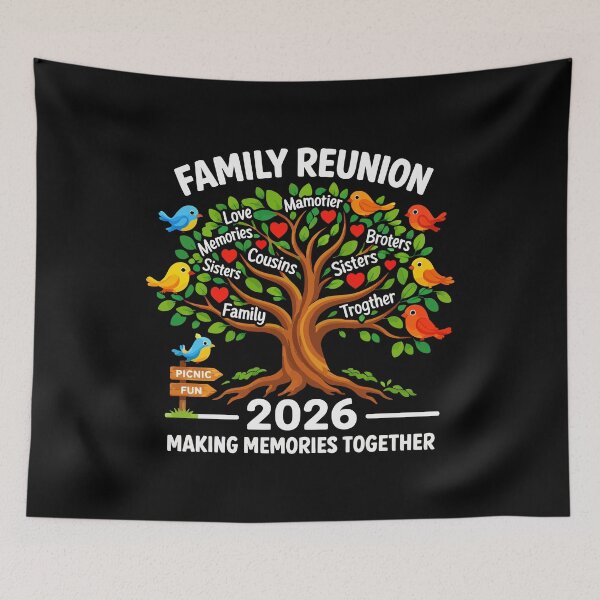 Item preview, Family Reunion 2026 Roots In The Ground - Tree Graphic Art designed and sold by BendyBeasts.