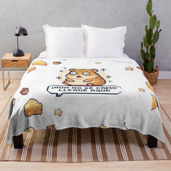 Item preview, Confused Hamster - "I still don't know how I got here" | Pixel Art designed and sold by Purpleclomb.