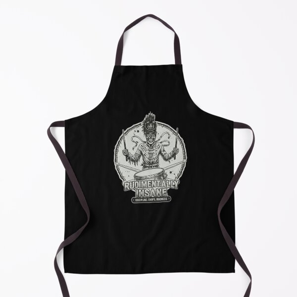 Item preview, Rudimentally Insane Drummer Skeleton - Marching Band Drumline Design designed and sold by Rhythm Thru Art .