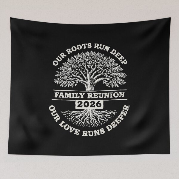 Item preview, Family Reunion 2026 Roots In The Ground - Tree Graphic Art designed and sold by BendyBeasts.