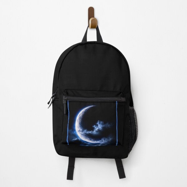 Item preview, Celestial Blue Crescent Moon Glowing Clouds Night Sky designed and sold by Witch Joseph.