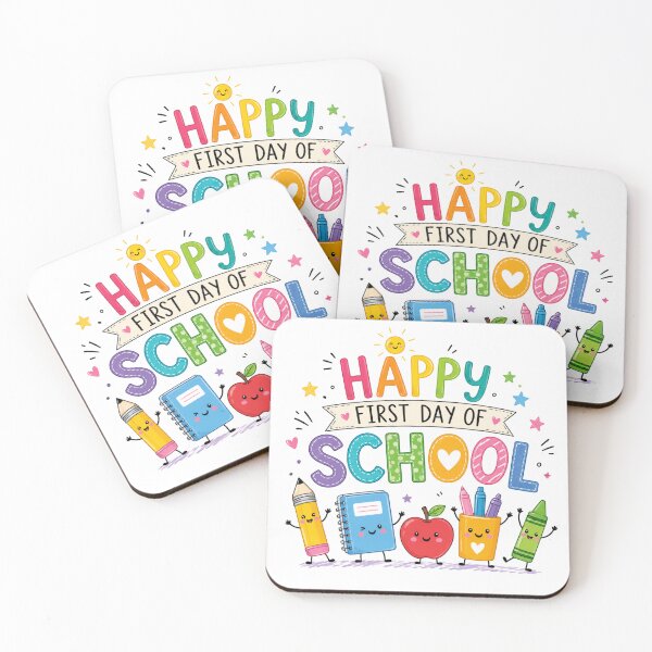Item preview, Cute Happy School Supplies Friends Back To School Celebration designed and sold by Moizento.