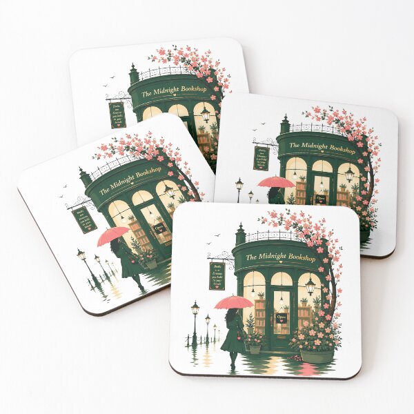 Item preview, The Midnight Bookshop – Cozy Bookstore Illustration | Cottagecore Book Lover Wall Art designed and sold by Digital Culture Studio.