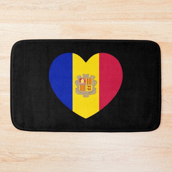 Item preview, Andorra Flag Heart AD designed and sold by shitpostee.