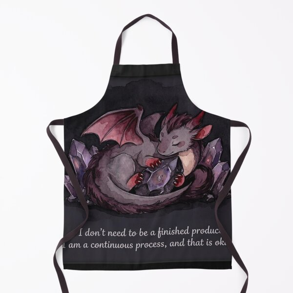 Item preview, Little dragon sleeping with a motivational message designed and sold by Purpleclomb.
