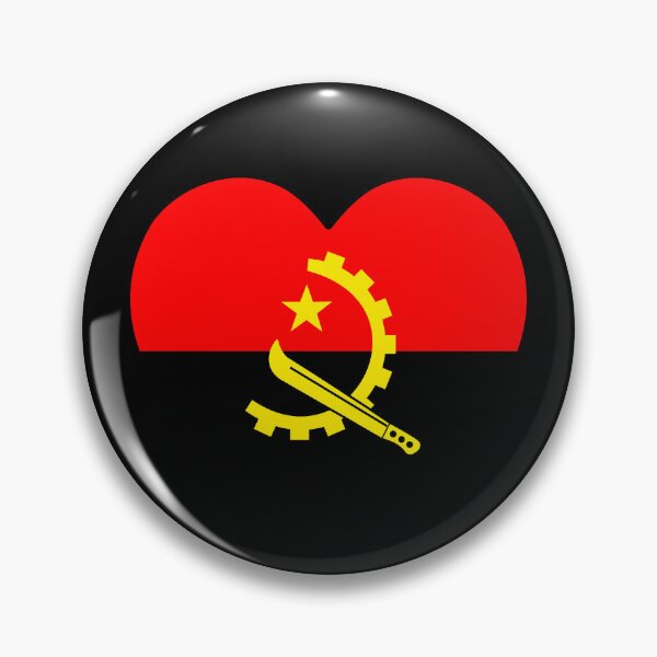Item preview, Angola Flag Heart AO designed and sold by shitpostee.