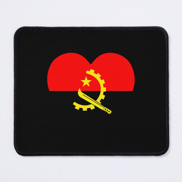 Item preview, Angola Flag Heart AO designed and sold by shitpostee.