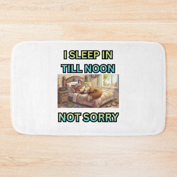 Item preview, sleeping in till noon fox designed and sold by Goode-sense2025.
