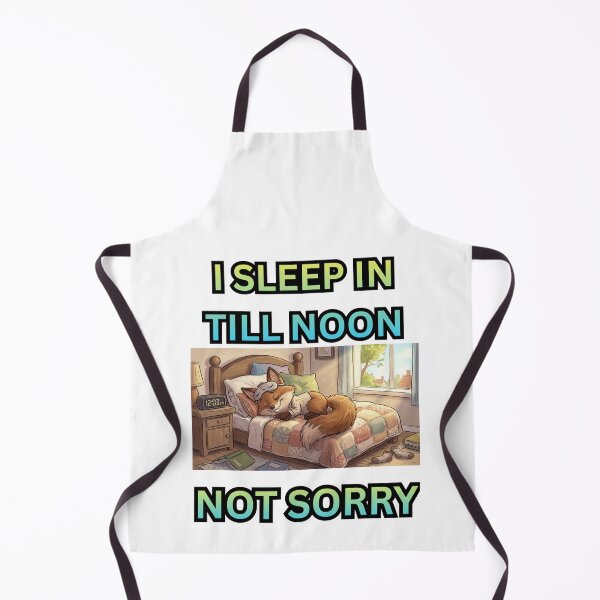 Item preview, sleeping in till noon fox designed and sold by Goode-sense2025.