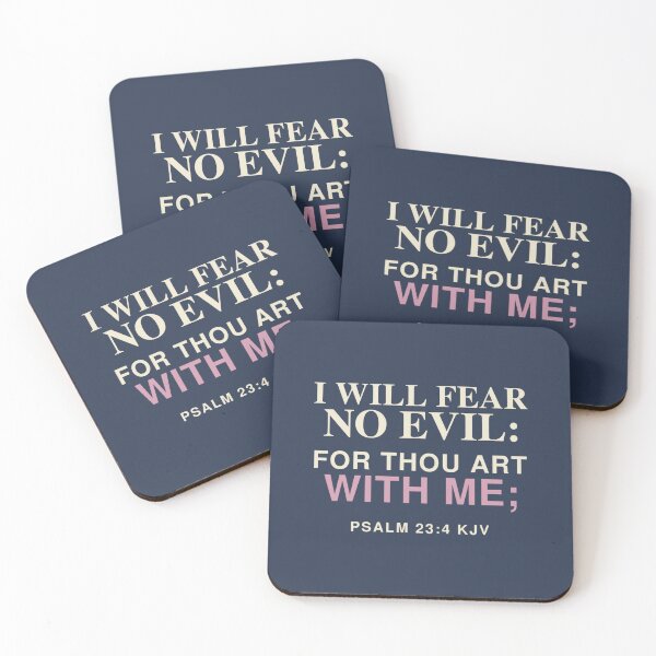 Item preview, For Thou Art With Me – Psalm 23:4 KJV Christian Design designed and sold by FaithThroughEverySeason.