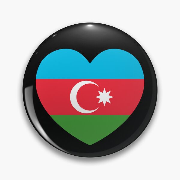 Item preview, Azerbaijan Flag Heart AZ designed and sold by shitpostee.
