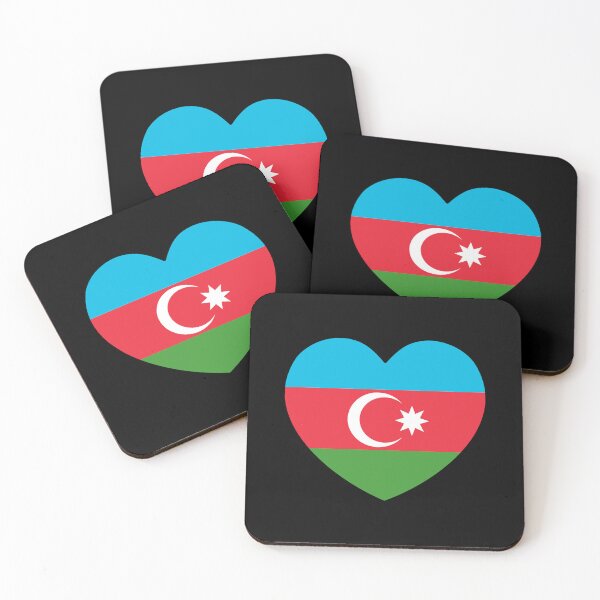 Item preview, Azerbaijan Flag Heart AZ designed and sold by shitpostee.