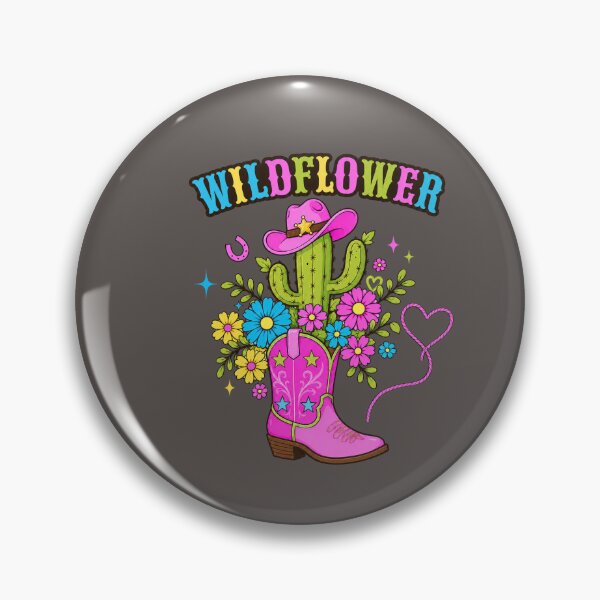 Item preview, Wildflower Pink Cowboy Boot with Cactus – Cute Western Floral Cowgirl T-Shirt designed and sold by Aimetoi.