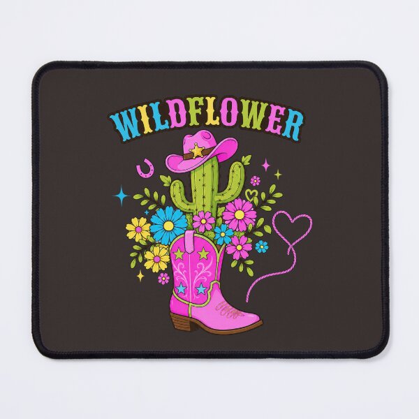 Item preview, Wildflower Pink Cowboy Boot with Cactus – Cute Western Floral Cowgirl T-Shirt designed and sold by Aimetoi.