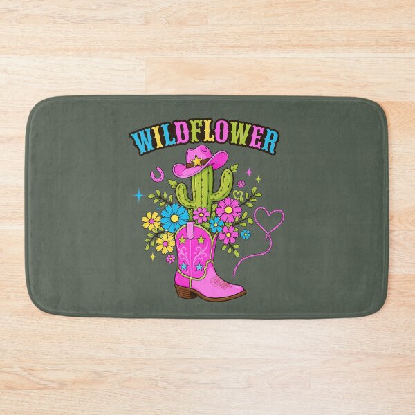 Item preview, Wildflower Pink Cowboy Boot with Cactus – Cute Western Floral Cowgirl T-Shirt designed and sold by Aimetoi.