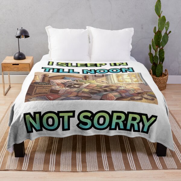 Item preview, sleeping in till noon animal designed and sold by Goode-sense2025.