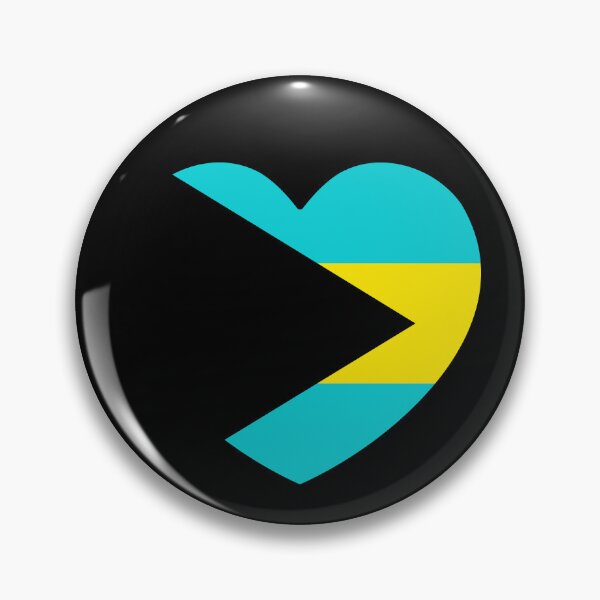 Item preview, Bahamas Flag Heart BS designed and sold by shitpostee.