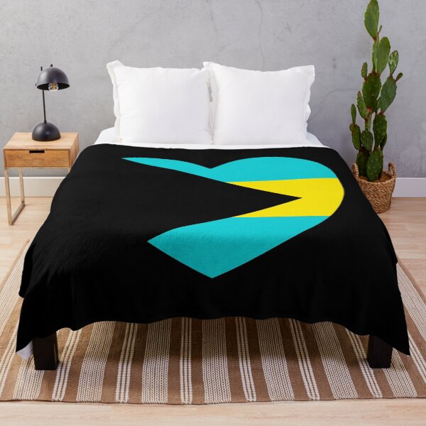 Item preview, Bahamas Flag Heart BS designed and sold by shitpostee.