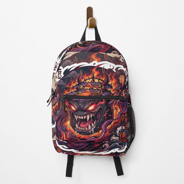 Item preview, Demonic sushi in a dark anime style with fire designed and sold by Purpleclomb.