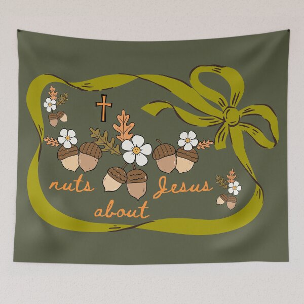 Item preview, Acorn Nuts About Jesus and Fall in Love Jesus Christ designed and sold by Forevermore.