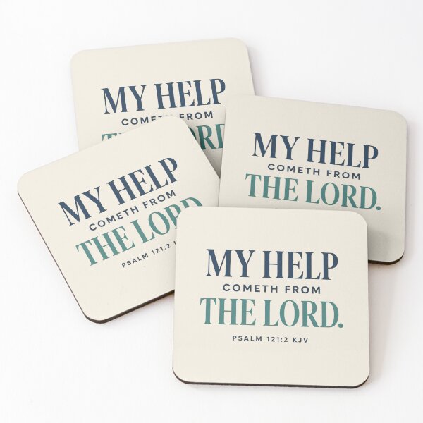 Item preview, My Help Cometh From the LORD – Psalm 121:2 KJV designed and sold by FaithThroughEverySeason.