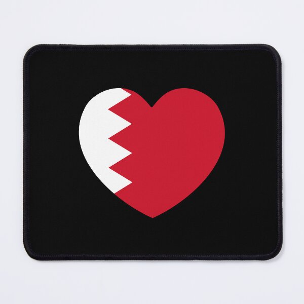 Item preview, Bahrain Flag Heart BH designed and sold by shitpostee.