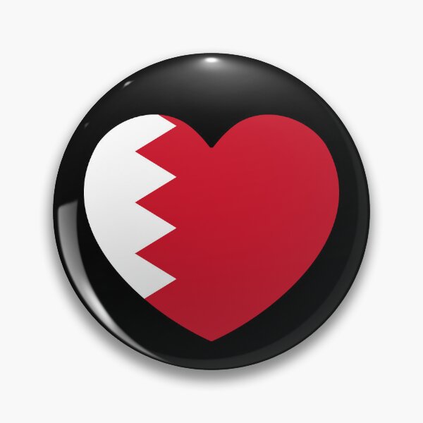 Item preview, Bahrain Flag Heart BH designed and sold by shitpostee.