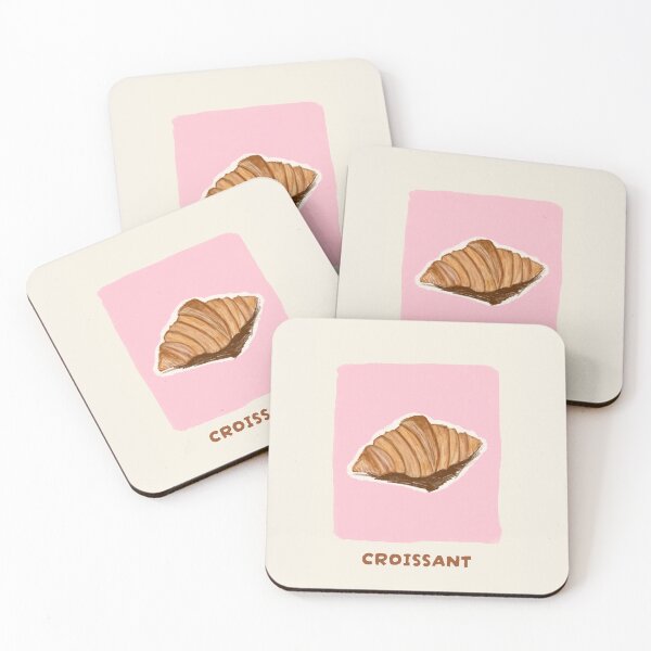 Item preview, Croissant Illustration Bakery Print  designed and sold by lyiris.