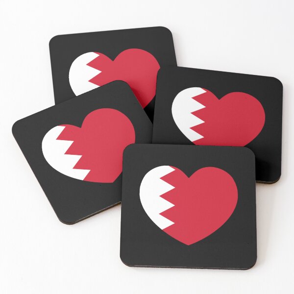 Item preview, Bahrain Flag Heart BH designed and sold by shitpostee.