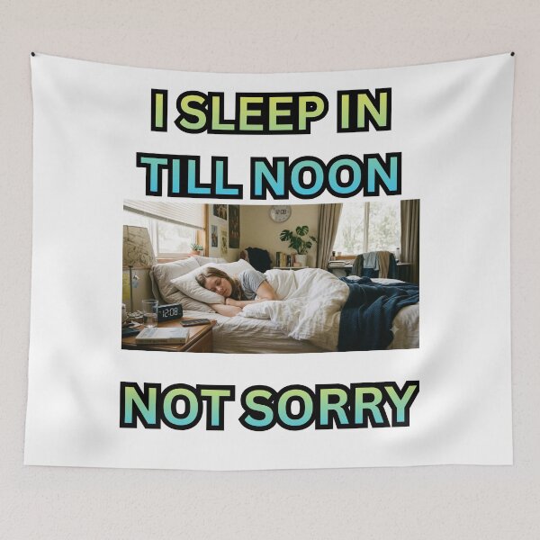 Item preview, Sleeping in till noon designed and sold by Goode-sense2025.