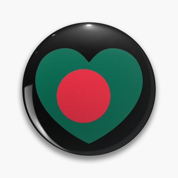 Item preview, Bangladesh Flag Heart BD designed and sold by shitpostee.