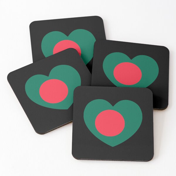 Item preview, Bangladesh Flag Heart BD designed and sold by shitpostee.