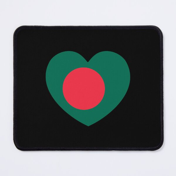 Item preview, Bangladesh Flag Heart BD designed and sold by shitpostee.