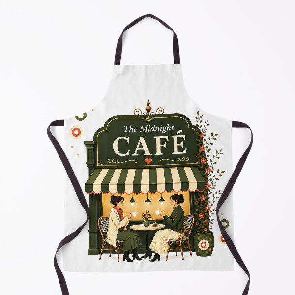 Item preview, The Midnight Café – Cozy Coffee Shop Illustration | Coffee Lover Cottagecore Wall Art designed and sold by Digital Culture Studio.