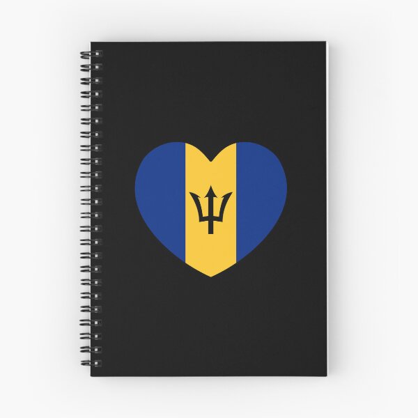 Item preview, Barbados Flag Heart BB designed and sold by shitpostee.