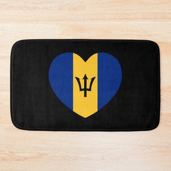 Item preview, Barbados Flag Heart BB designed and sold by shitpostee.