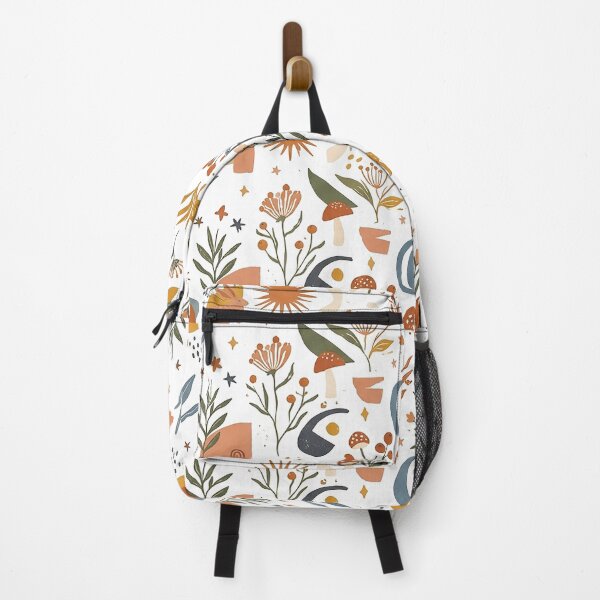 Item preview, Boho Botanical Pattern of Rabbits and Magical Forest designed and sold by Mejiamueriel.
