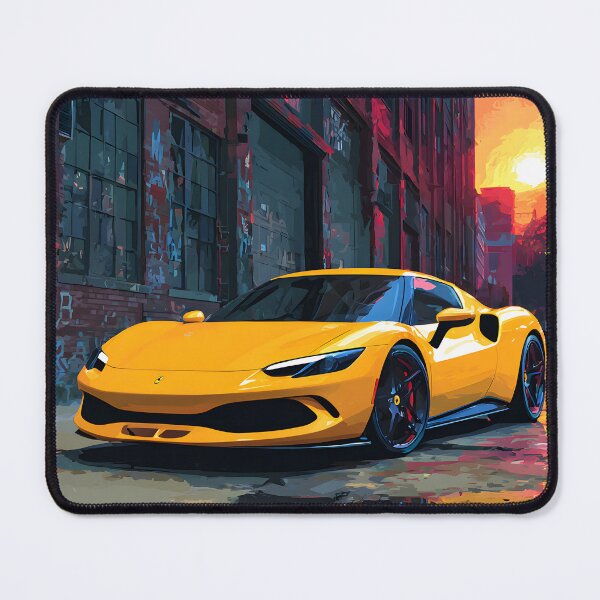 Item preview, Ferrari 296 GTB Pop Art Exotic Car Wall Decor designed and sold by AutoPopStudio.