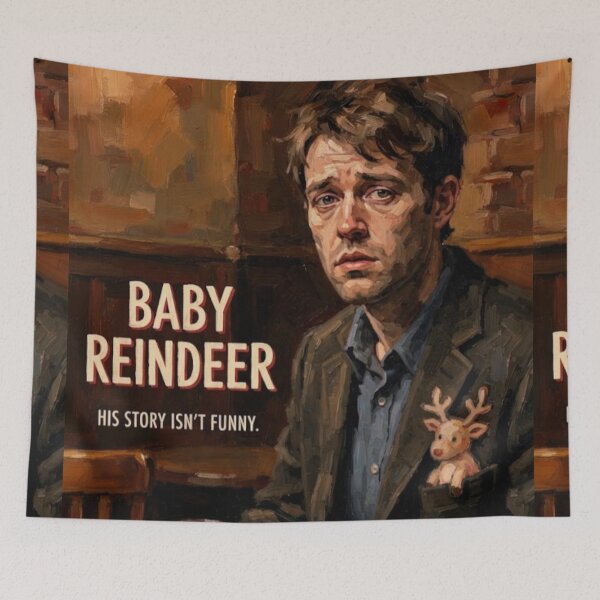 Item preview, Baby Reindeer Fine Art Tribute designed and sold by Art's Diner.