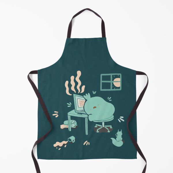 Item preview, Blob Asleep on Laptop with Spilled Coffee designed and sold by PurpleParlo.