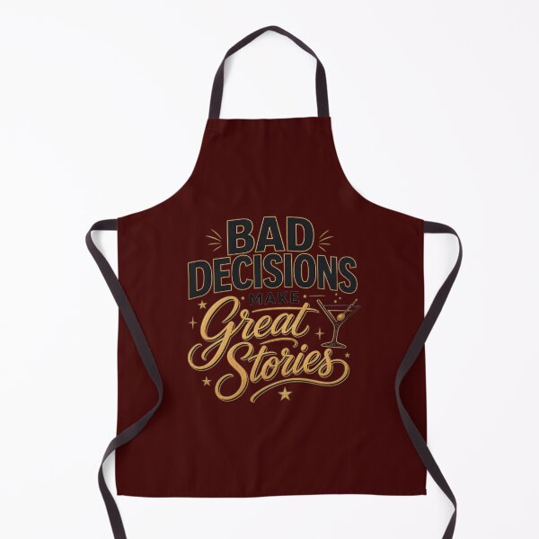 Item preview, Bad Decisions Make Great Stories Funny Party Drinking T-Shirt designed and sold by Aliplus+.