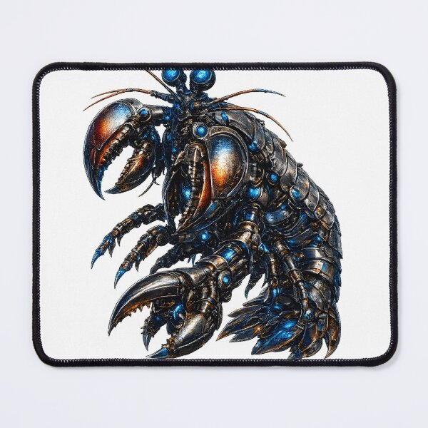 Item preview, Steel Mantis Shrimp | Premium Mechanical Ocean Predator designed and sold by SteelCoat Studio.