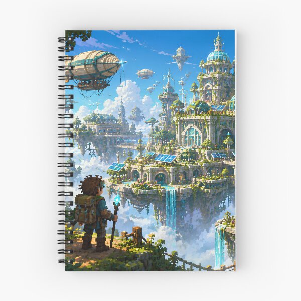 Item preview, Solar Skyport City of Gardens and Airships designed and sold by pixelpopplanet.