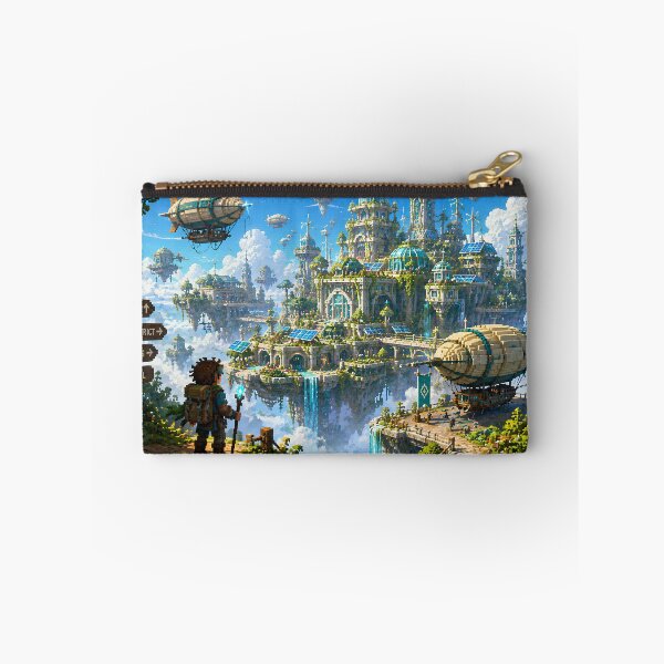 Item preview, Solar Skyport City of Gardens and Airships designed and sold by pixelpopplanet.