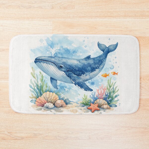 Item preview, Copy of Cute Watercolor Whale designed and sold by DariaCraft.