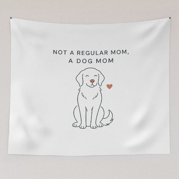 Item preview, Not A Regular Mom A Dog Mom Cute Funny Dog Lover Gift designed and sold by journeyengine.