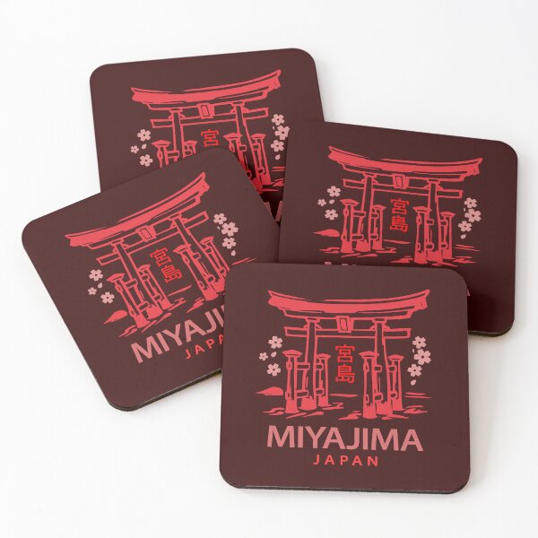 Item preview, Miyajima Torii Gate Floating Shinto Shrine Art designed and sold by LinaValearte.